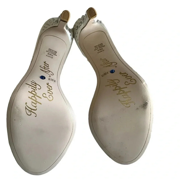 Jessica Simpson Womens Jaisey Open Toe Rhinestone Slingback Heels Used Once - Picture 5 of 6